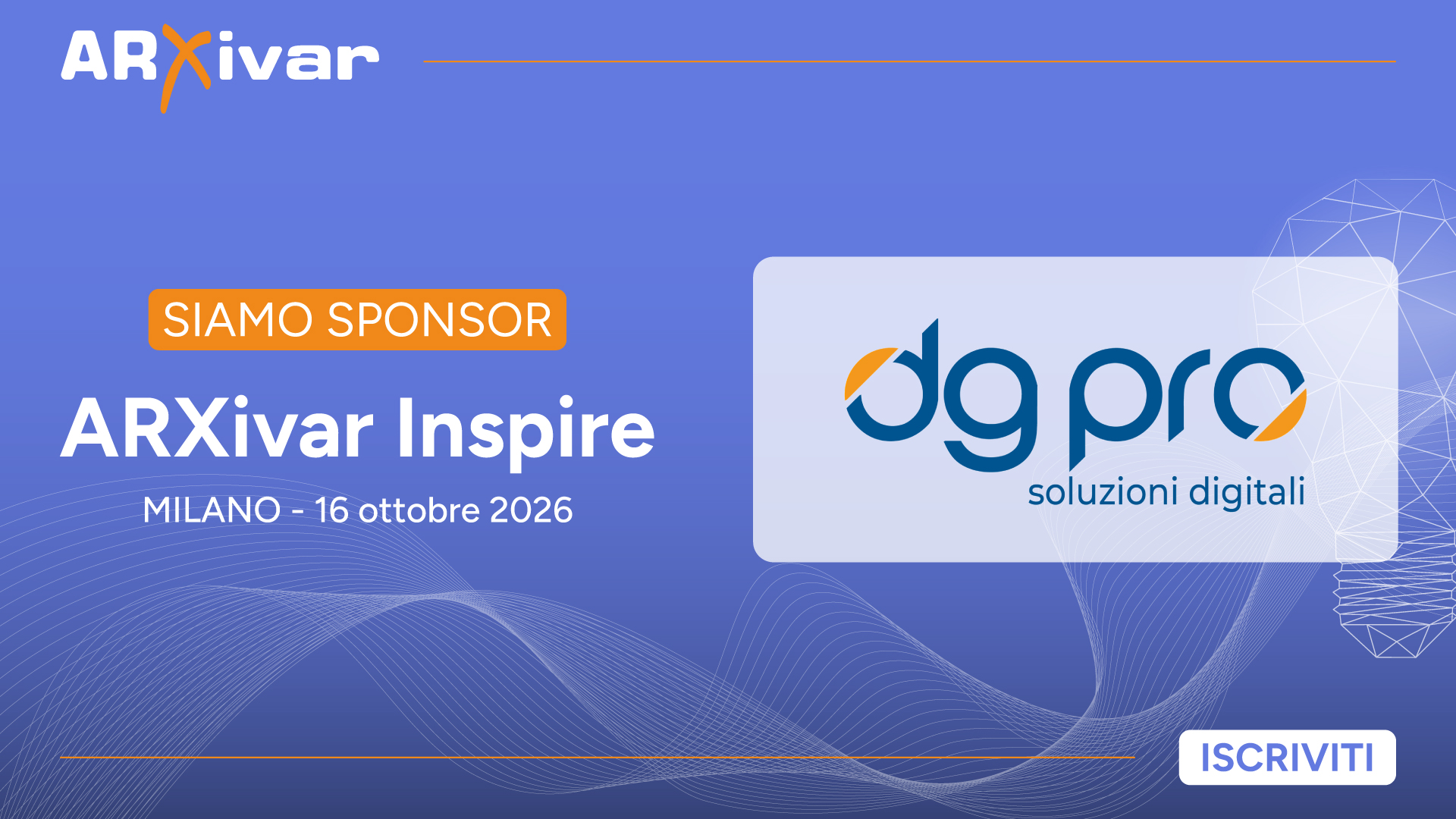 ARXivar Inspire, 16 ottobre 2026, Milano